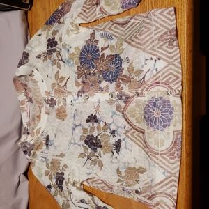 Cream Flower Cardigan